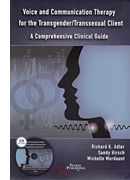 Voice and Communication Therapy for the Transgender/ Transsexual Client - jacket