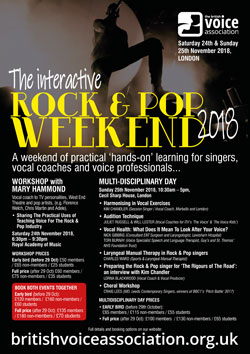 Rock & Pop Weekend 2018 poster