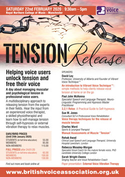 'Tension Release' 2020 course poster