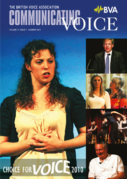 Communicating Voice Summer 2010 cover