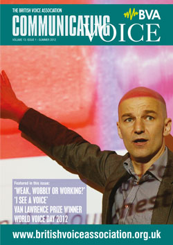 Communicating Voice Summer 2012 cover