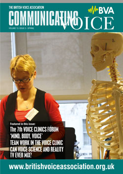 Communicating Voice Spring 2013 cover