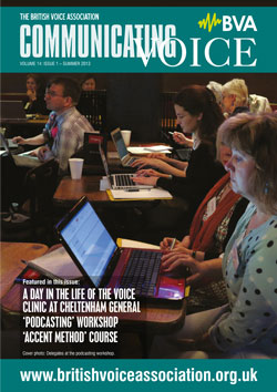 Communicating Voice Summer 2013 cover