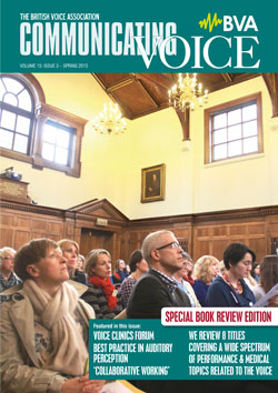 Communicating Voice - Spring 2015 cover