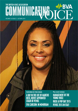Communicating Voice - autumn/winter 2015 cover