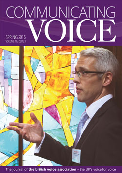 Communicating Voice - Spring 2016 cover