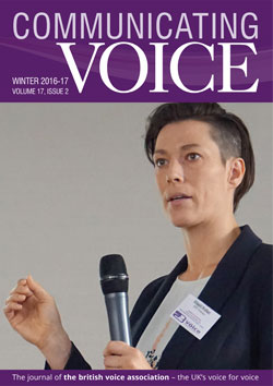 Communicating Voice - Summer 2016 cover