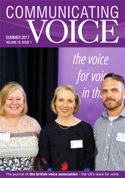 Communicating Voice - Summer 2017 cover