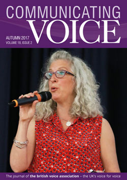 Communicating Voice - Spring 2018 cover