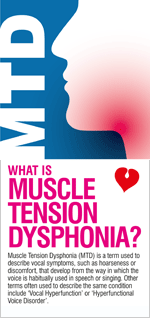 Muscle Tension Dysphonia - leaflet