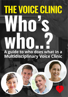 Voice Clinic Who's who? (leaflet cover)